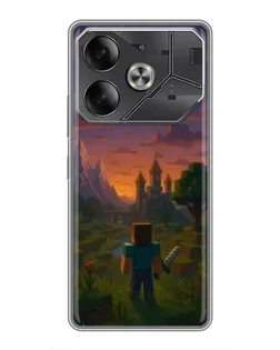 Чохол для Nothing Phone (4a) Pro з картинкою «Стів біля вежі» Чохол для Nothing Phone (4a) Pro з картинкою «Стів біля вежі»