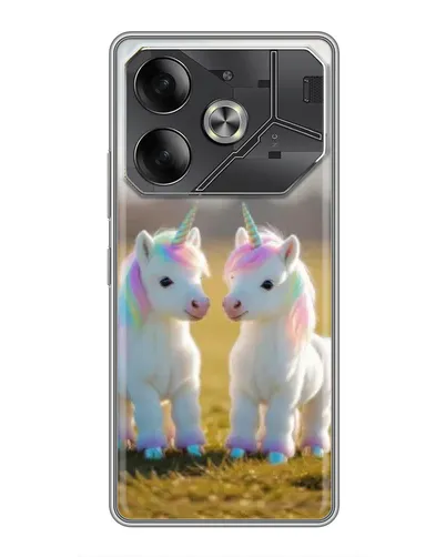 Чехол для Nothing Phone (4a) Pro с картинкой «Пара единорогов» Чехол для Nothing Phone (4a) Pro с картинкой «Пара единорогов»