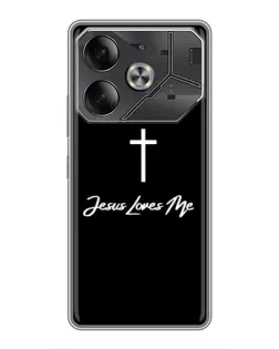Чехол для Nothing Phone (4a) Pro с картинкой «Иисус любит тебя»