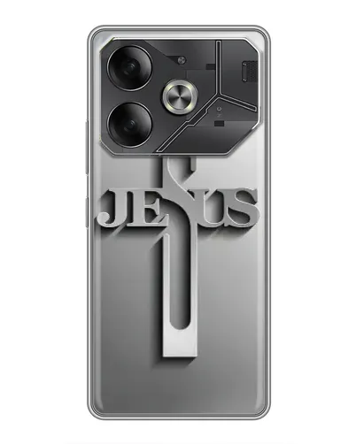 Чохол для Nothing Phone (4a) Pro з картинкою «Металевий хрест Jesus» Чохол для Nothing Phone (4a) Pro з картинкою «Металевий хрест Jesus»