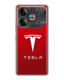 Чехол для Nothing Phone (4a) Pro с картинкой «Tesla Red Classic»