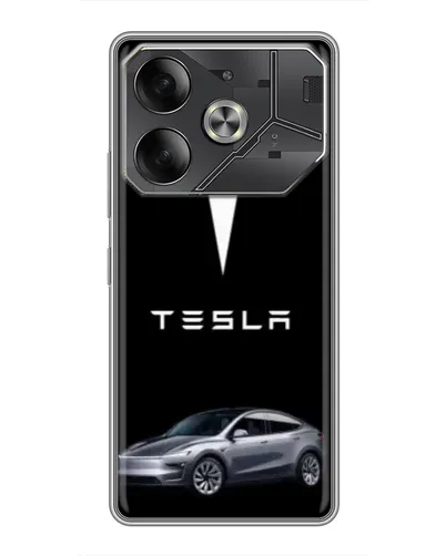 Чехол для Nothing Phone (4a) Pro с картинкой «Tesla Model Y»