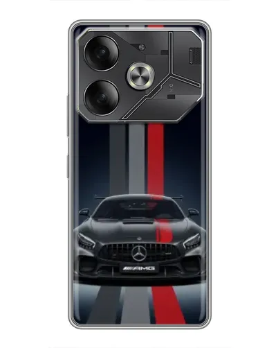 Чехол для Nothing Phone (4a) Pro с картинкой «Mercedes — белый карбон» Чехол для Nothing Phone (4a) Pro с картинкой «Mercedes — белый карбон»
