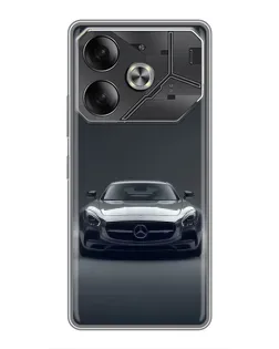Чехол для Nothing Phone (4a) Pro с картинкой «Mercedes на черном»