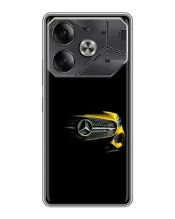 Чехол для Nothing Phone (4a) Pro с картинкой «Mercedes — ретро стиль»