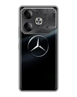 Чехол для Nothing Phone (4a) Pro с картинкой «Mercedes на металле»