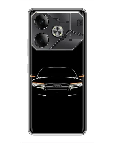 Чехол для Nothing Phone (4a) Pro с картинкой «Audi — ночной контур»