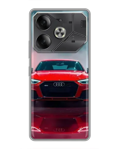 Чехол для Nothing Phone (4a) Pro с картинкой «Audi RS — красный стиль»