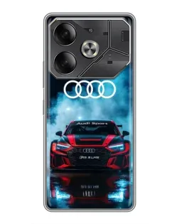 Чехол для Nothing Phone (4a) Pro с картинкой «Audi Sport — неон» Чехол для Nothing Phone (4a) Pro с картинкой «Audi Sport — неон»