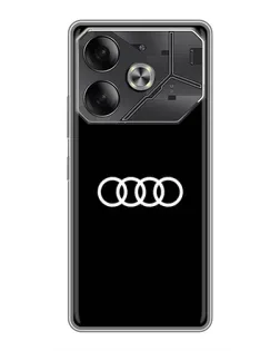 Чехол для Nothing Phone (4a) Pro с картинкой «Audi White Logo» Чехол для Nothing Phone (4a) Pro с картинкой «Audi White Logo»