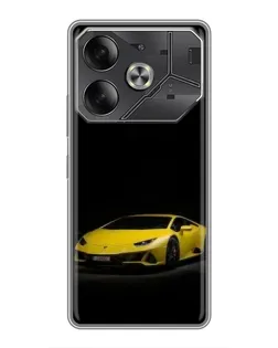 Чехол для Nothing Phone (4a) Pro с картинкой «Lamborghini желтый акцент»