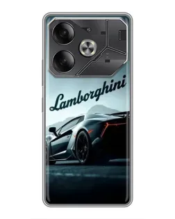 Чехол для Nothing Phone (4a) Pro с картинкой «Классическая надпись Lamborghini»