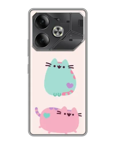 Чехол для Nothing Phone (4a) Pro с картинкой «Pusheen трио» Чехол для Nothing Phone (4a) Pro с картинкой «Pusheen трио»