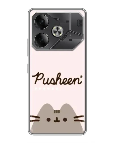 Чехол для Nothing Phone (4a) Pro с картинкой «Pusheen логотип» Чехол для Nothing Phone (4a) Pro с картинкой «Pusheen логотип»