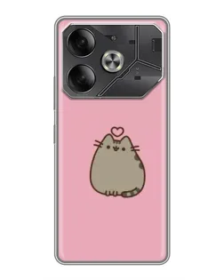 Чехол для Nothing Phone (4a) Pro с картинкой «Pusheen сердце» Чехол для Nothing Phone (4a) Pro с картинкой «Pusheen сердце»