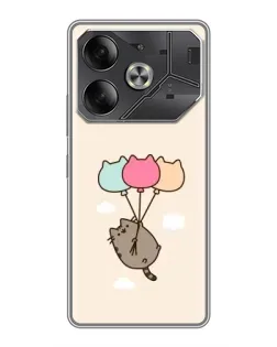 Чехол для Nothing Phone (4a) Pro с картинкой «Пушин на шариках» Чехол для Nothing Phone (4a) Pro с картинкой «Пушин на шариках»