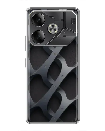 Чехол для Nothing Phone (4a) Pro с картинкой «Объемное серое плетение» Чехол для Nothing Phone (4a) Pro с картинкой «Объемное серое плетение»