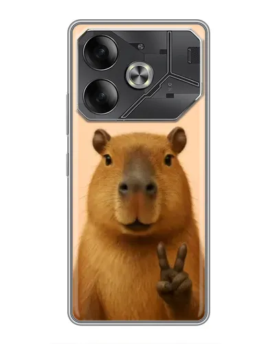 Чехол для Nothing Phone (4a) Pro с картинкой «Капибара виктория» Чехол для Nothing Phone (4a) Pro с картинкой «Капибара виктория»