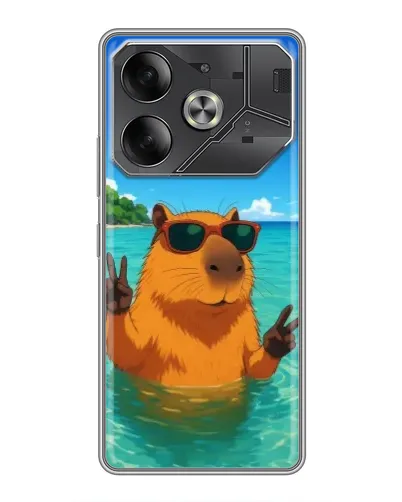 Чехол для Nothing Phone (4a) Pro с картинкой «Морская капибара» Чехол для Nothing Phone (4a) Pro с картинкой «Морская капибара»