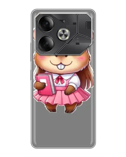 Чехол для Nothing Phone (4a) Pro с картинкой «Девочка капибара» Чехол для Nothing Phone (4a) Pro с картинкой «Девочка капибара»
