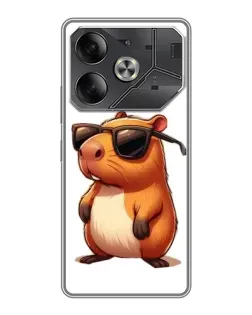 Чехол для Nothing Phone (4a) Pro с картинкой «Капибара в очках» Чехол для Nothing Phone (4a) Pro с картинкой «Капибара в очках»