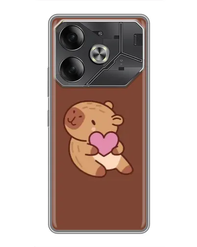 Чехол для Nothing Phone (4a) Pro с картинкой «Капибара с сердцем» Чехол для Nothing Phone (4a) Pro с картинкой «Капибара с сердцем»