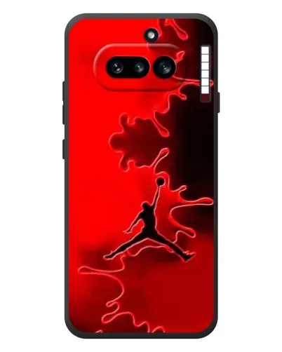Чехол для Nothing Phone (4a) с картинкой «Jordan Red Smoke»