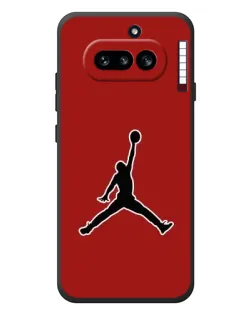 Чохол для Nothing Phone (4a) з картинкою «Jordan Red Back»