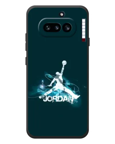 Чехол для Nothing Phone (4a) с картинкой «Jordan Blue Fire»