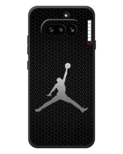Чехол для Nothing Phone (4a) с картинкой «Jordan Dark Carbon»