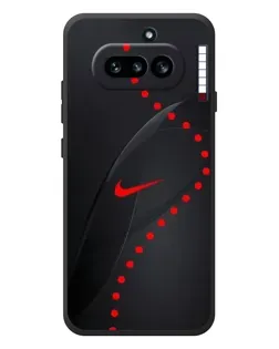 Чехол для Nothing Phone (4a) с картинкой «Абстрактный дизайн Nike»
