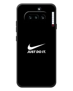Чехол для Nothing Phone (4a) с картинкой «Минимализм от Nike»
