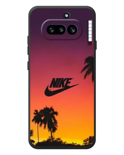 Чехол для Nothing Phone (4a) с картинкой «Nike на закате солнца»