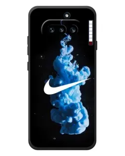 Чехол для Nothing Phone (4a) с картинкой «Nike и синий дым»
