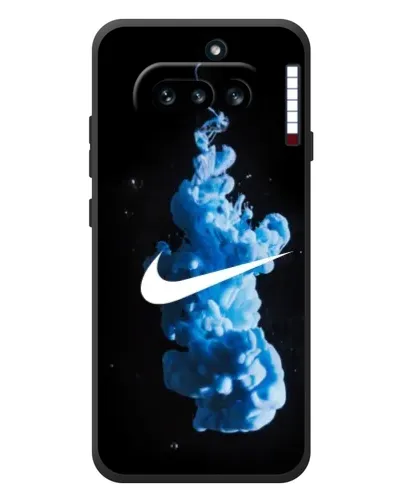 Чехол для Nothing Phone (4a) с картинкой «Nike и синий дым»