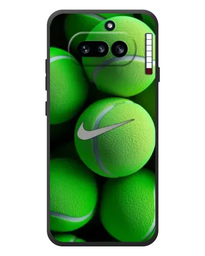 Чехол для Nothing Phone (4a) с картинкой «Теннисные мячи Найк»