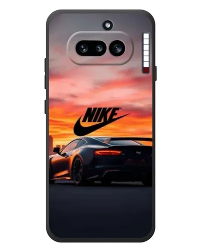 Чехол для Nothing Phone (4a) с картинкой «Nike и суперкар»