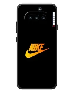 Чехол для Nothing Phone (4a) с картинкой «Золотой логотип Nike»
