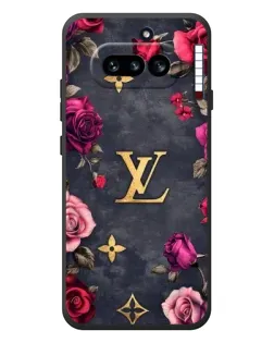 Чохол для Nothing Phone (4a) з картинкою «Квітковий Louis Vuitton»