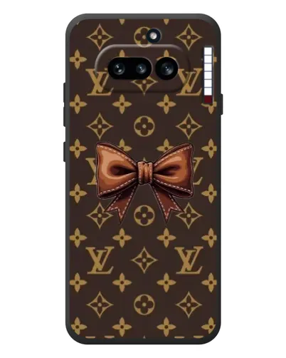 Чохол для Nothing Phone (4a) з картинкою «LV з бантом»