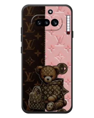 Чохол для Nothing Phone (4a) з картинкою «Ведмедик у стилі LV»