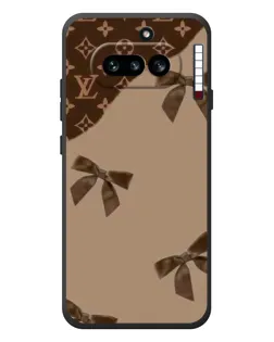 Чохол для Nothing Phone (4a) з картинкою «LV — кавовий атлас»