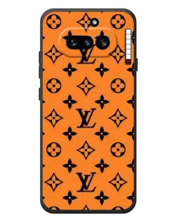 Чохол для Nothing Phone (4a) з картинкою «Помаранчевий стиль LV»