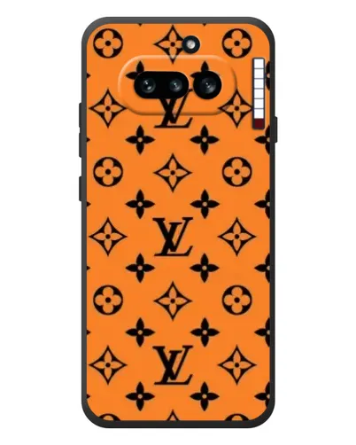 Чохол для Nothing Phone (4a) з картинкою «Помаранчевий стиль LV»