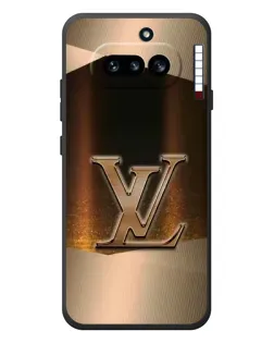 Чохол для Nothing Phone (4a) з картинкою «LV — золоте сяйво»
