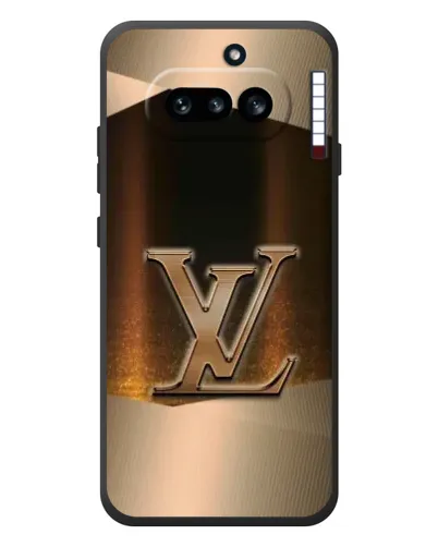Чохол для Nothing Phone (4a) з картинкою «LV — золоте сяйво»
