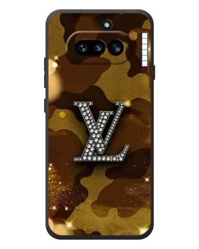 Чохол для Nothing Phone (4a) з картинкою «Камуфляжний Louis Vuitton»