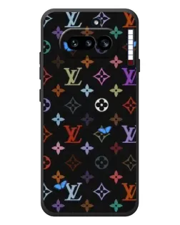 Чохол для Nothing Phone (4a) з картинкою «Кольорова монограма LV»
