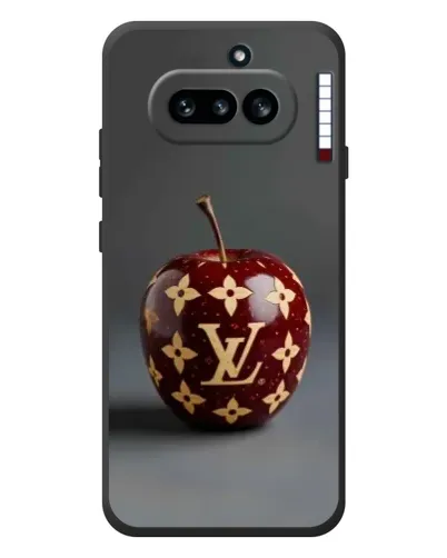 Чохол для Nothing Phone (4a) з картинкою «Червоне яблуко LV»