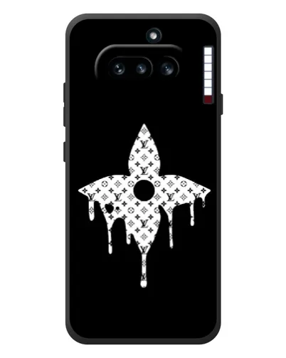 Чохол для Nothing Phone (4a) з картинкою «Квіткова монограма»